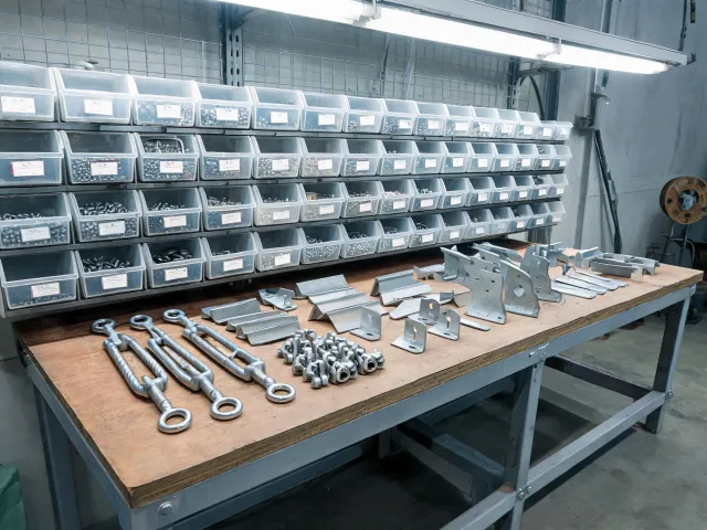 Plant maintenance hardware bench