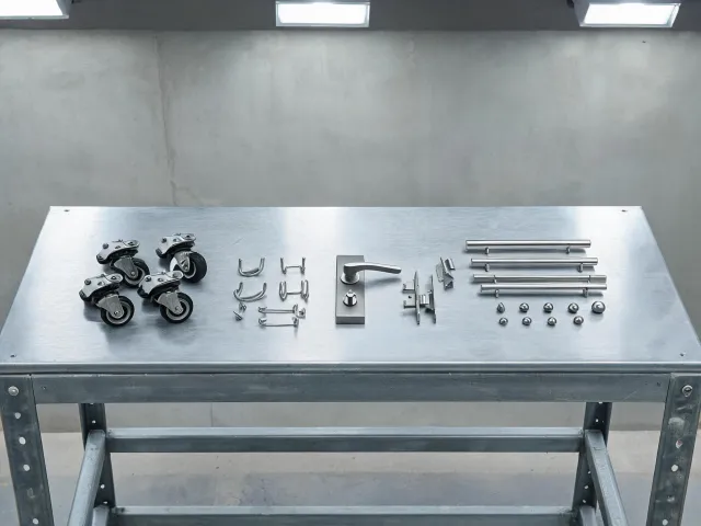 Commercial fit out hardware
