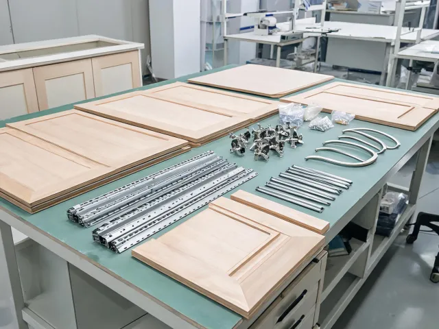 Cabinet manufacturing cell